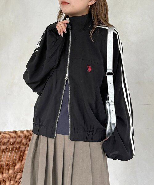 U.S. POLO ASSN.（ユーエスポロアッスン） ブルゾン アウター シアー