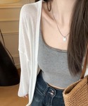 カーディガン uvカット 夏服。軽やかな透け感...の詳細画像3