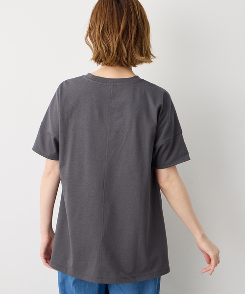 Petit Honfleur（プチオンフルール） tシャツ 半袖 袖切替チュニック