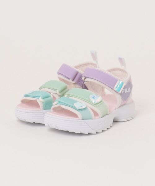 新品☆FILA☆ディスラプターサンダル ユニセックス FILA（フィラ） 厚底 サンダル 18-23 DISRUPTOR SD HEART ディス
