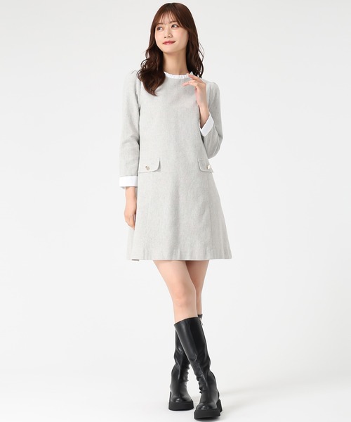 「MISCH MASCH」 長袖ワンピース S ブラック レディース_画像5