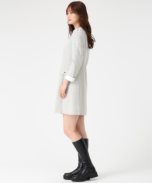 「MISCH MASCH」 長袖ワンピース S ブラック レディース_画像6