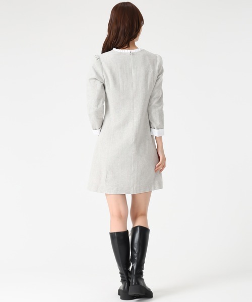 「MISCH MASCH」 長袖ワンピース S ブラック レディース_画像7