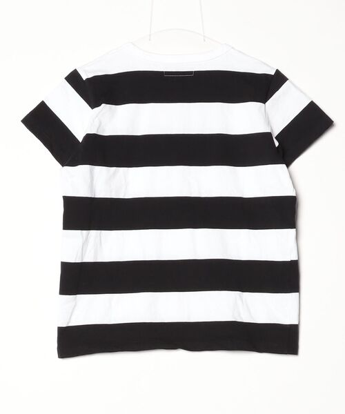agnes b.（アニエスベー） 半袖Tシャツ 2 ブラック×ホワイト