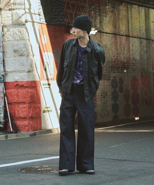 「JOURNAL STANDARD」 デニムパンツ SMALL アイボリー メンズ_画像4