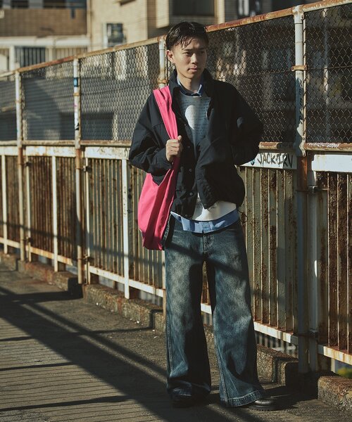 「JOURNAL STANDARD」 デニムパンツ SMALL アイボリー メンズ_画像5