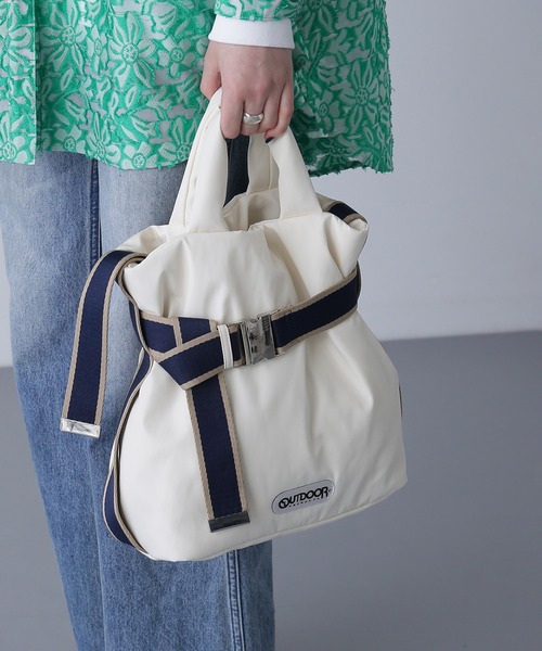 「ROSE BUD」 「OUTDOOR PRODUCTS」2WAYバッグ ONE SIZE シルバー レディース_画像9