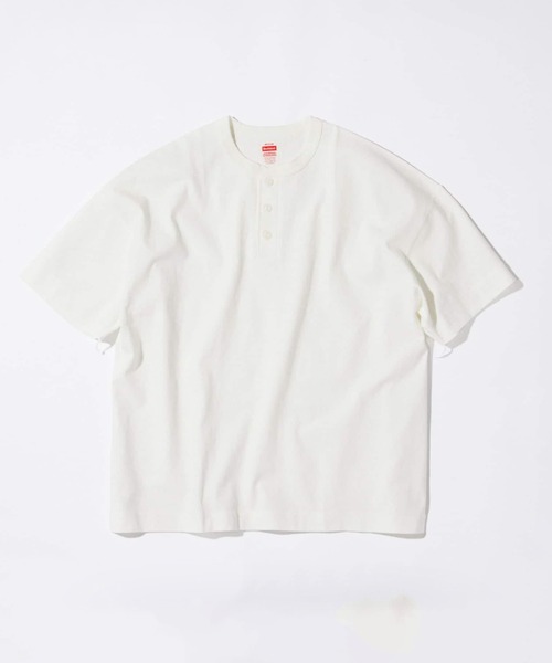 Healthknit（ヘルスニット） ヘンリーネック tシャツ 別注 ヘンリー
