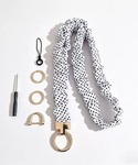 スマホショルダー ギャザーフリル 無地 ドット...の詳細画像3