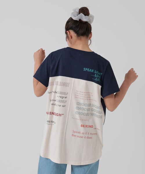 ハートマーケット（HEART MARKET） tシャツ 半袖 アシメフレンチ袖