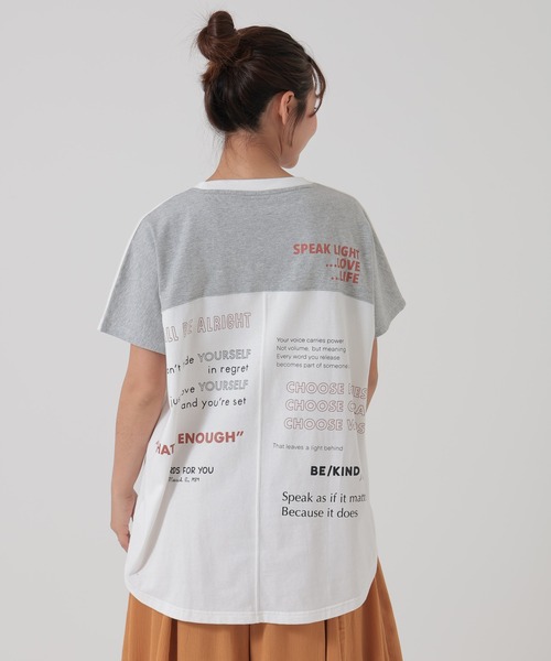 ハートマーケット（HEART MARKET） tシャツ 半袖 アシメフレンチ袖