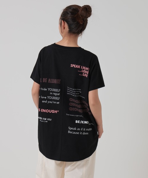 ハートマーケット（HEART MARKET） tシャツ 半袖 アシメフレンチ袖 
