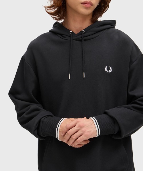 FRED PERRYプルオーバーパーカー美品 FRED PERRY（フレッドペリー） パーカー Tipped Hooded Sweatshirt