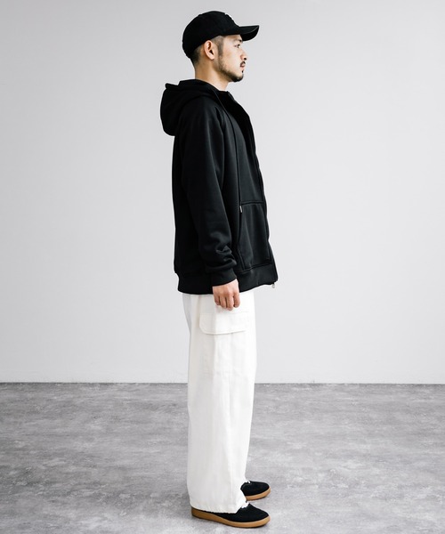 「Ressaca」 ジップアップパーカー L パープル メンズ_画像8