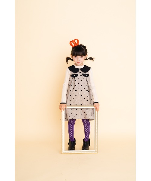 「nino」 「KIDS」サロペットスカート 140cm ベージュ キッズ_画像5