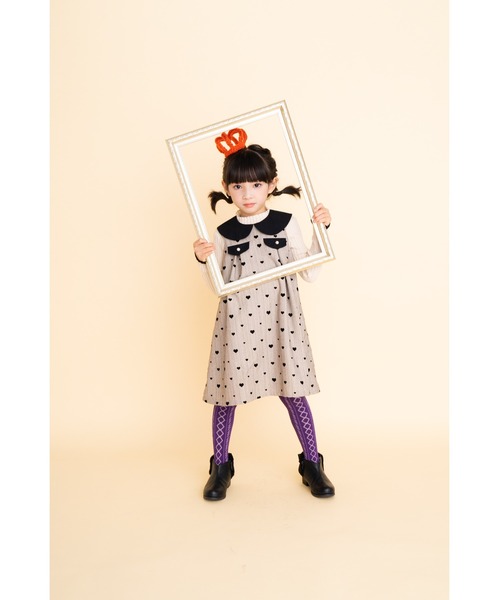 「nino」 「KIDS」サロペットスカート 140cm ベージュ キッズ_画像9