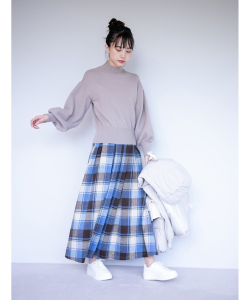 「fifth」 フレアスカート MEDIUM グリーン レディース_画像3