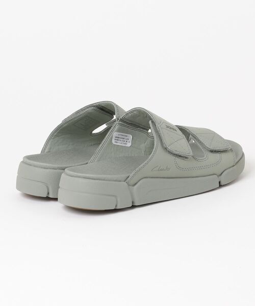 「Clarks」 サンダル UK8 グリーン メンズ_画像2