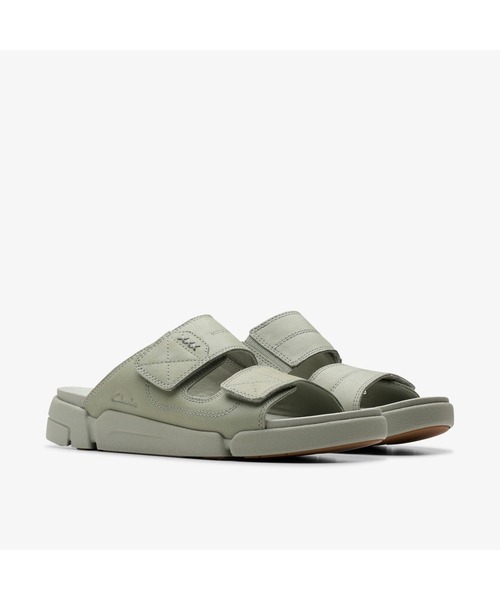 「Clarks」 サンダル UK8 グリーン メンズ_画像6