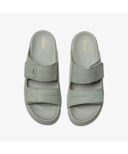 「Clarks」 サンダル UK8 グリーン メンズ_画像8