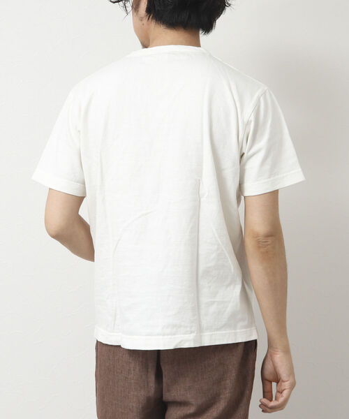 「BARNS OUTFITTERS」 半袖Tシャツ L グレー メンズ_画像5