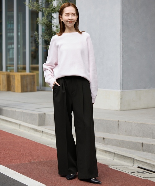 「SLOBE IENA」 スラックス 40 ブラウン レディース_画像2