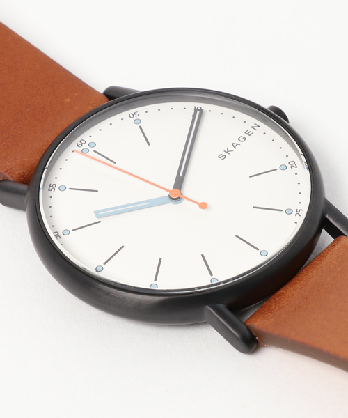 SKAGEN 腕時計 スカーゲン メンズ アナログ レザー SKW6374