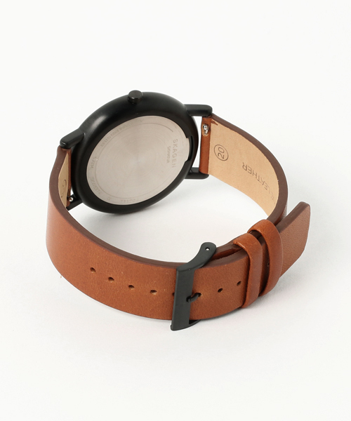 SKAGEN（スカーゲン） 腕時計 腕時計 メンズ アナログ レザー SKW6374