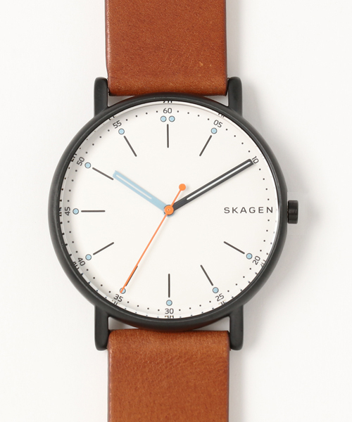 SKAGEN（スカーゲン） 腕時計 腕時計 メンズ アナログ レザー SKW6374