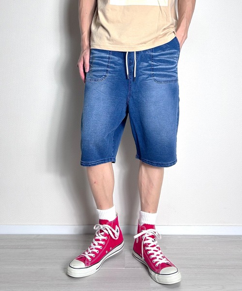 BELVET デニムハーフパンツ　ジョーツ BELVET デニムハーフパンツ ジョーツ - メルカリ