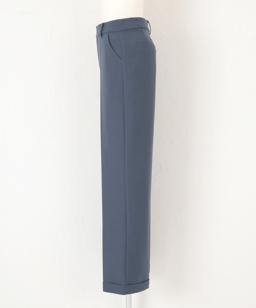 ur's パンツ 裾ダブルセンタープレスパンツ レディース