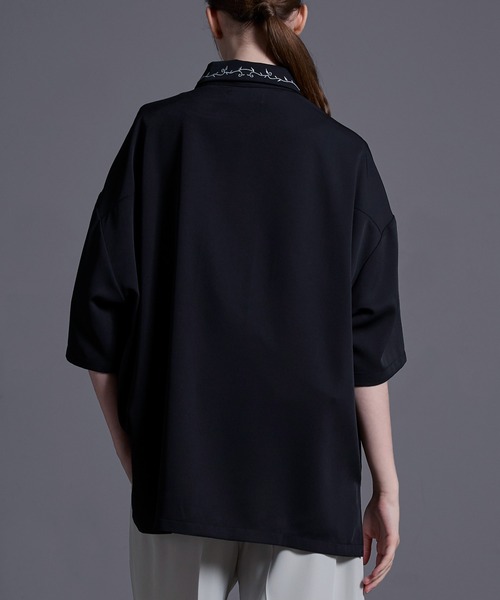 LILL シャツ リラクシングハーフスリーブレギュラーシャツ