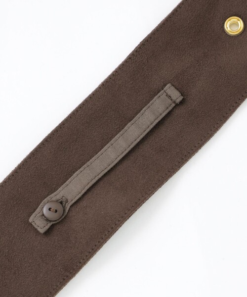 スカート シンセティックスエード　フレアスカート ポリエステル