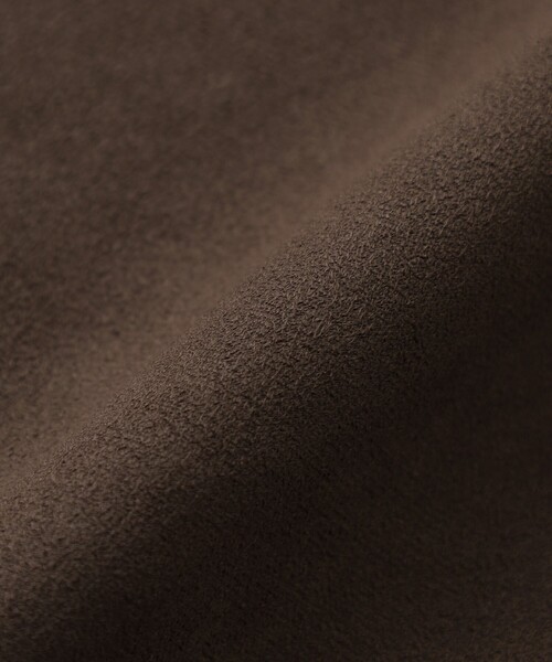 スカート シンセティックスエード　フレアスカート ポリエステル