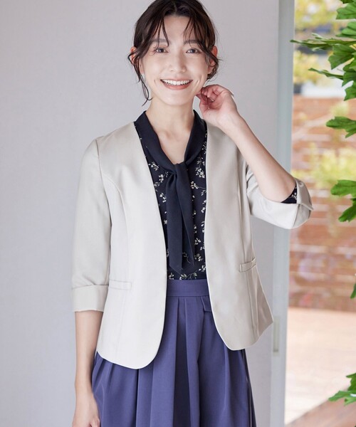 極美品★Grace Class★2way★ウールボア衿レザージャケット★38 楽天市場】2way 襟ボアノーカラー ダイヤキルティング ブルゾン
