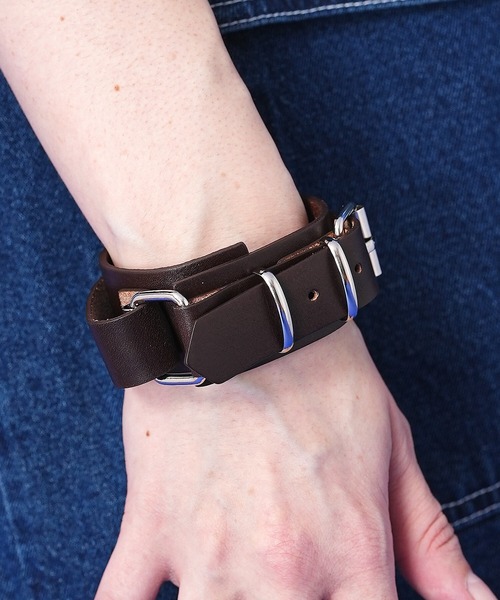 ブレスレット・バングル youko CXC | Buckle x Leather ブレスレット - アマンオンラインストア