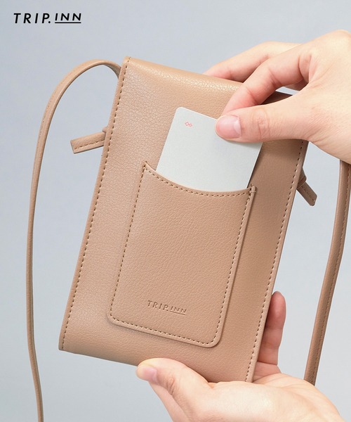 ショルダーバッグ バッグ 「TRIPINN.」2層ソフトスマホショルダー