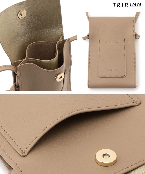 ショルダーバッグ バッグ 「TRIPINN.」2層ソフトスマホショルダー