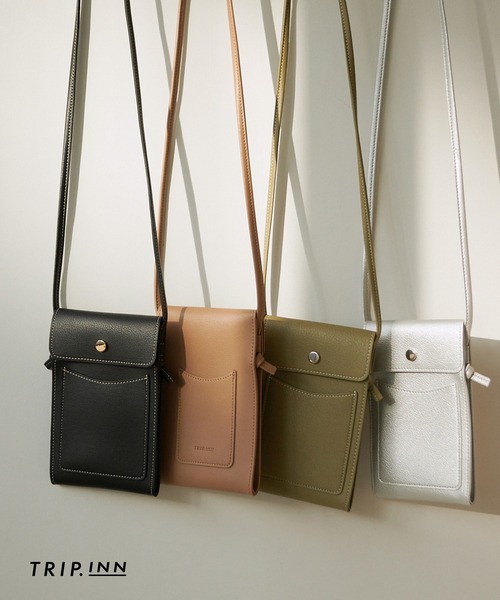 ショルダーバッグ バッグ 「TRIPINN.」2層ソフトスマホショルダー