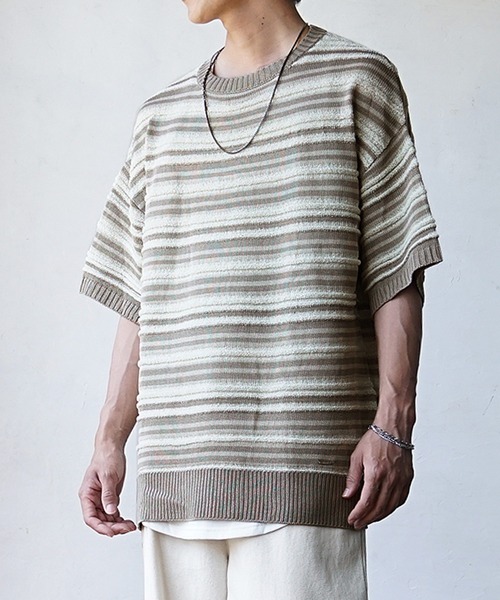 MinoriTY（マイノリティ） セーター ニット 「レトロなサマーニット