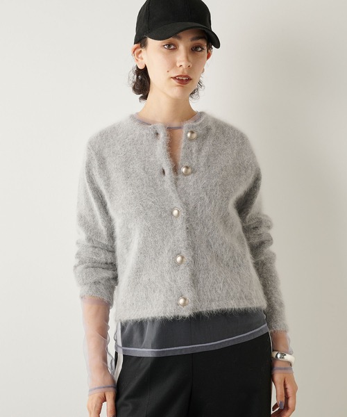 Whim Gazette（ウィム ガゼット） カーディガン 「THE PAUSE」ファー