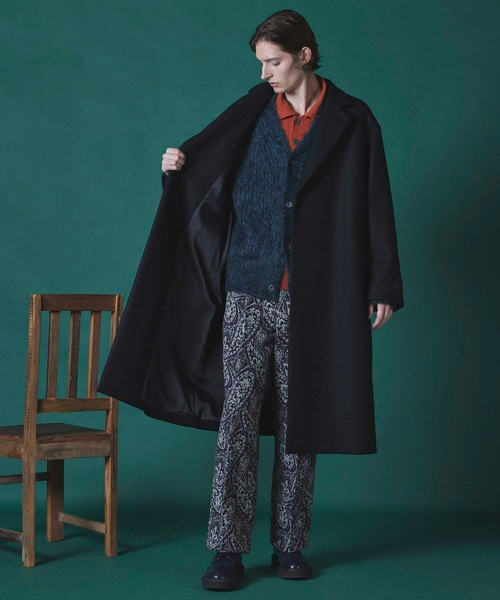 メゾンスペシャル　ムリネブラッシュドキッドモヘアVネックニットカーディガン MAISON SPECIAL（メゾンスペシャル）の「《UNISEX》Mourine