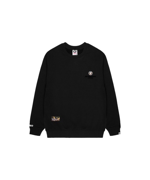 AAPE BY A BATHING APE トレーナー スウェット NOW CREW NECK