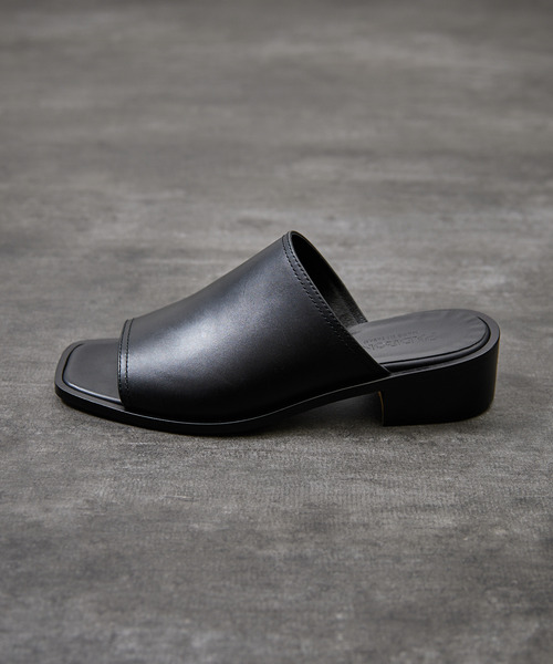 PADRONE サンダル パドローネ / BL SQUARE OPEN TOE SHOES