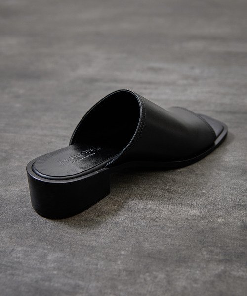 PADRONE サンダル パドローネ / BL SQUARE OPEN TOE SHOES