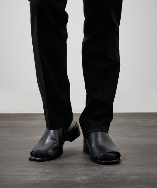 PADRONE サンダル パドローネ / BL SQUARE OPEN TOE SHOES