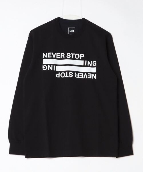 送料・関税込★THE NORTH FACE★NEVER STOP 長袖ラウンドTシャツ THE NORTH FACE tシャツ L/S NEVER STOP ING Tee / ザ・ノース