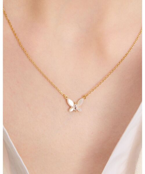 【kate spade new york】パヴェ バタフライ ネックレス kate spade new york】パヴェ バタフライ ネックレス (kate