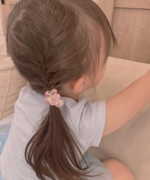 CERCA ヘアゴム lulunoix/クリアお花ヘアゴム N15253 : ZOZOTOWN Yahoo