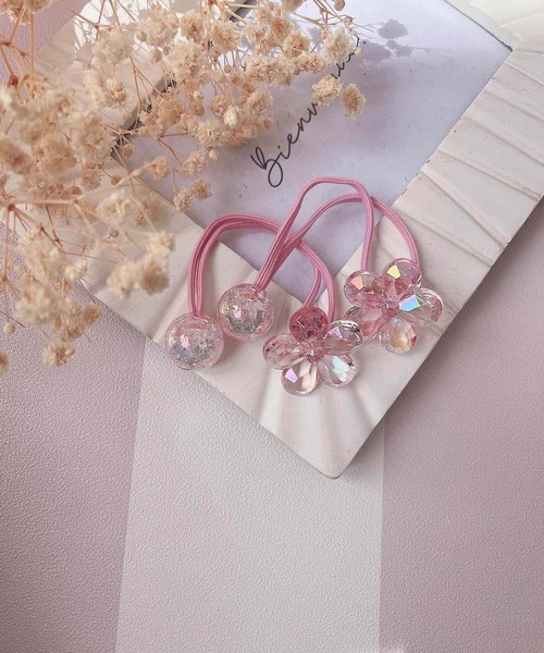 CERCA ヘアゴム lulunoix/クリアお花ヘアゴム N15253 : ZOZOTOWN Yahoo